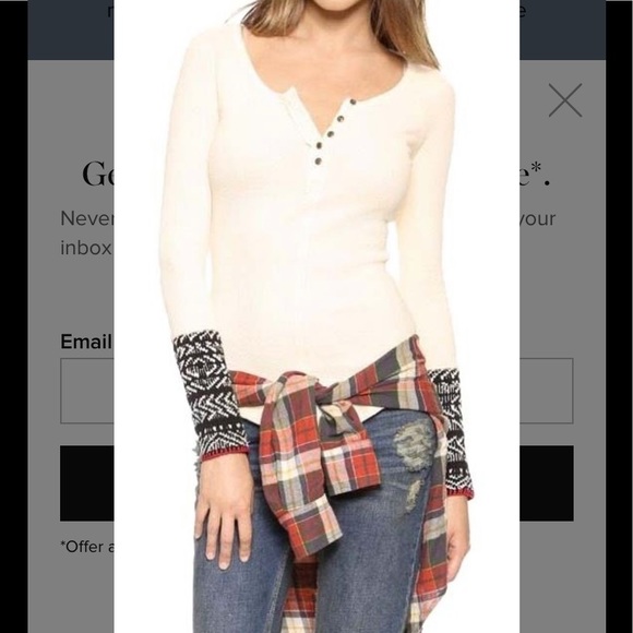 Free People Sweaters - ❤️🌈🍀Free People Alpine Cuff Thermal sweater